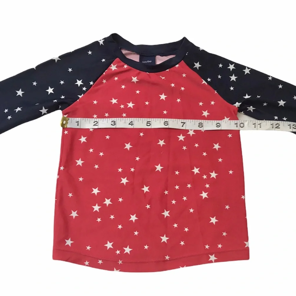Baby Gap 18-24M‎ Patriotic Rash Guard Swim Shirt